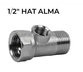 1/2" Metal Hat Alma