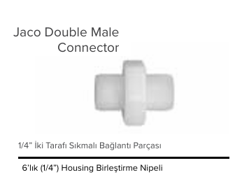 Jaco Double Male Connector