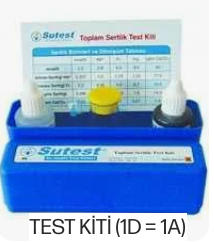 TOPLAM SERTLİK TEST KİTİ (1D = 1ALM) DAMLA SERİ