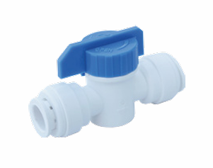 PV-1544 :: (1/4") QUICK x (1/4") QUICK PLASTİK VANA